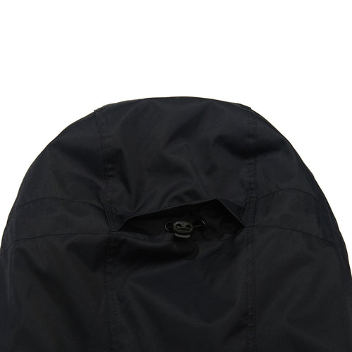 Line Block Hooded Jacket Black