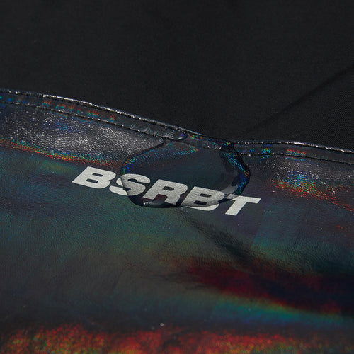 Line Block Hooded Jacket Black