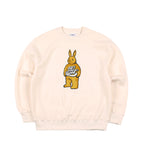 Big Bear Rabbit Crewneck Cream
