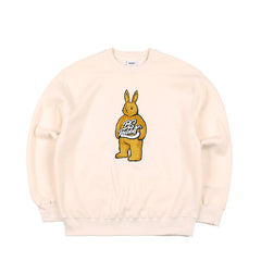 Big Bear Rabbit Crewneck Cream