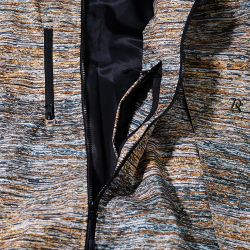 Dsxbs Windbreaker Hooded Jacket Gold Mix