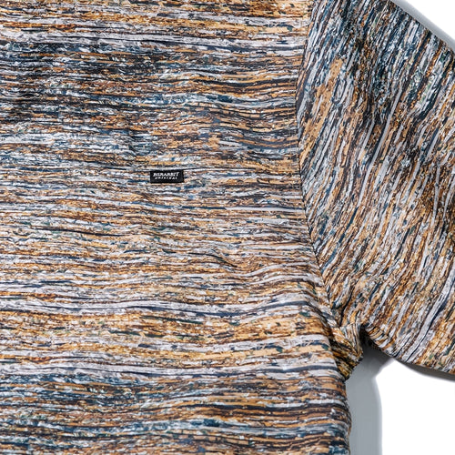 Dsxbs Windbreaker Hooded Jacket Gold Mix