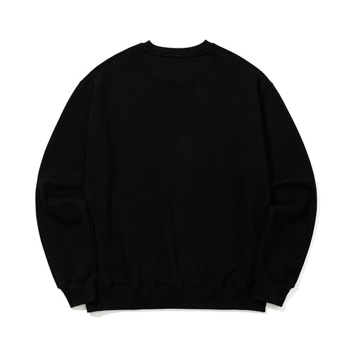 3D Skateboarding Rabbit Crewneck Black