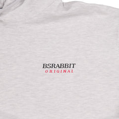 Bsrabbit Logo Hoodie Heather Grey