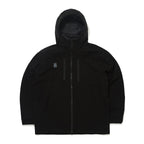 Mmm Windbreaker Hooded Stretch Jacket Black