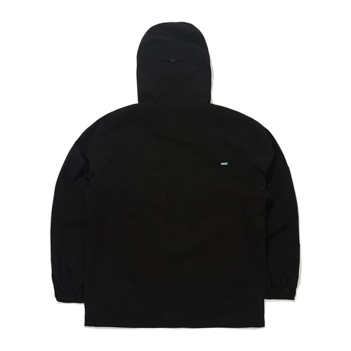 Mmm Windbreaker Hooded Stretch Jacket Black