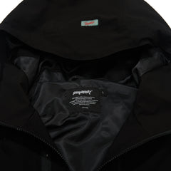 Mmm Windbreaker Hooded Stretch Jacket Black