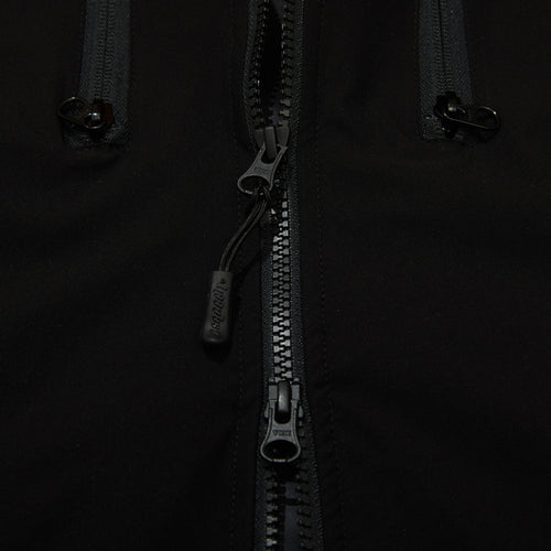 Mmm Windbreaker Hooded Stretch Jacket Black