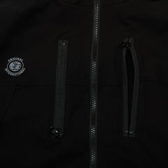Mmm Windbreaker Hooded Stretch Jacket Black