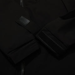 Mmm Windbreaker Hooded Stretch Jacket Black