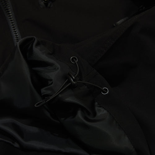 Mmm Windbreaker Hooded Stretch Jacket Black