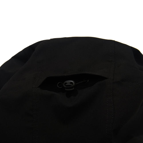 Mmm Windbreaker Hooded Stretch Jacket Black