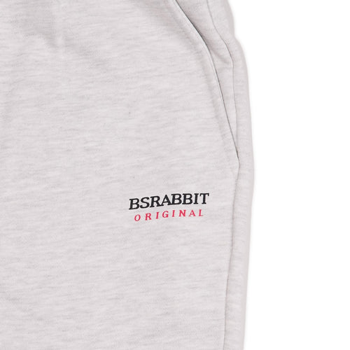 Bsrabbit Logo Jogger Heather Grey