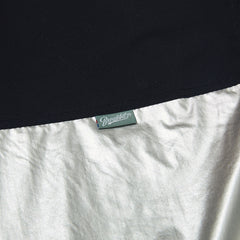 Mmm Windbreaker Hooded Stretch Jacket Silver/Navy