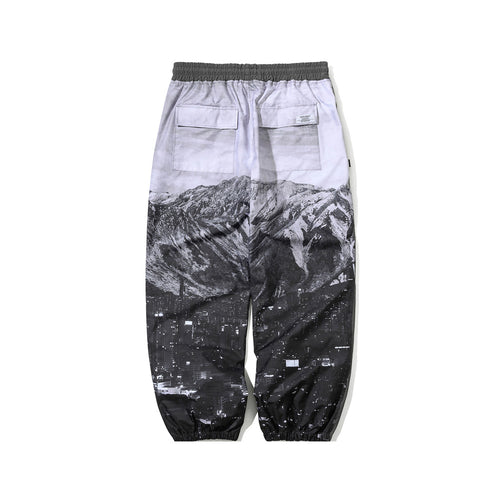 Mountain City Wide Pants Mono Black