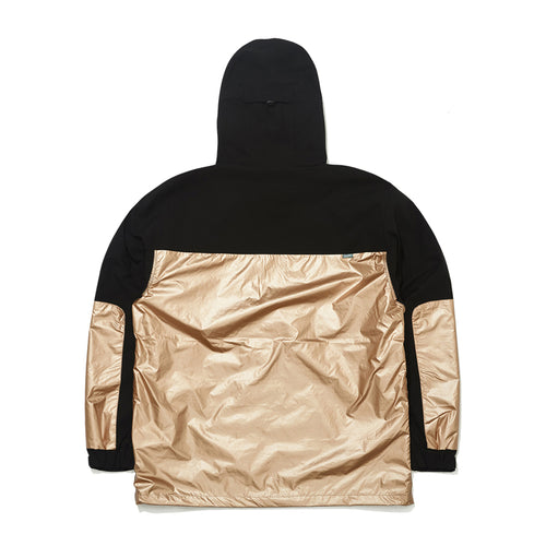 Mmm Windbreaker Hooded Stretch Jacket Rose Gold/Black