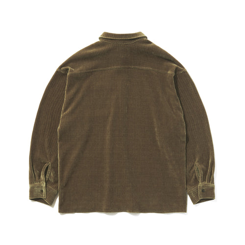 Dsxbs Heavy Corduroy Collar Shirt Mustard