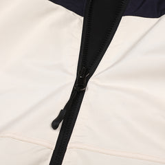 Twan Windbreaker Hooded Reversible Jacket Cream/Black