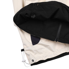 Twan Windbreaker Hooded Reversible Jacket Cream/Black