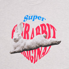 Heart Rabbit Crewneck Heather Grey