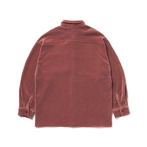 Dsxbs Heavy Corduroy Collar Shirt Indy Pink