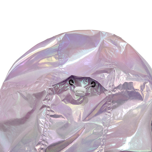 Mellow 4Pocket Hooded Jacket Hologram Pink