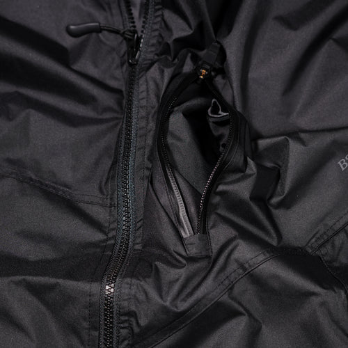 Mub Windbreaker Hooded Jacket Black