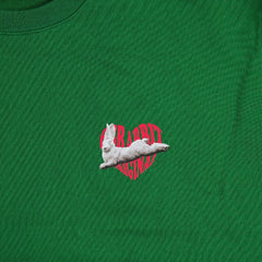 Heart Rabbit Crewneck Green