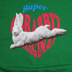 Heart Rabbit Crewneck Green