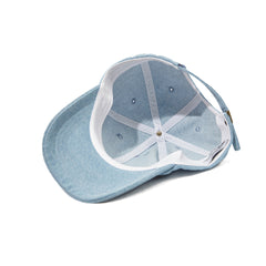 Bs Logo Denim Cap Light Blue
