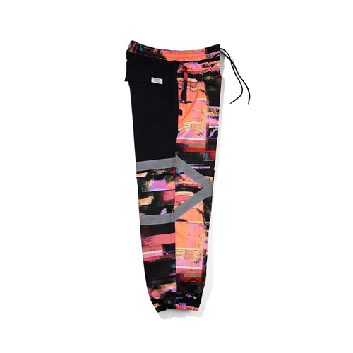 Original Pot-X Reflective Jogger Pants Pink Pattern