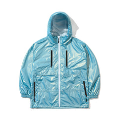 Patch Pocket Hooded Jacket Mint