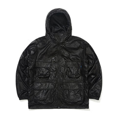 Wind 4Pocket Hooded Jacket Black