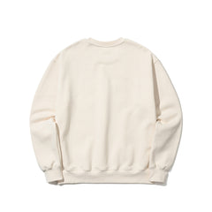 Embroidery Every Day Crewneck Cream