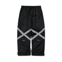 Original Pot-X Reflective Track Pants Check Green