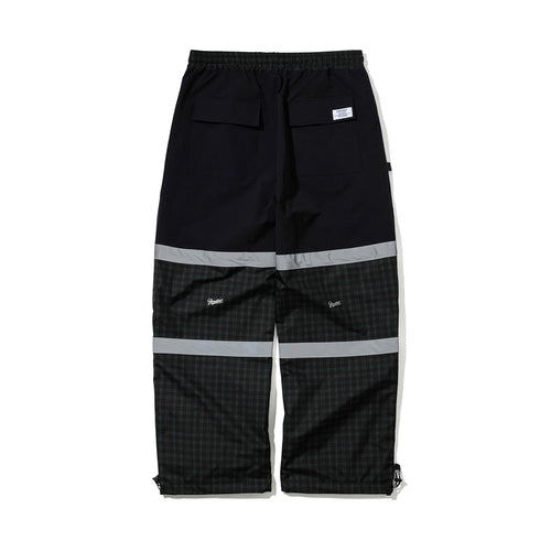 Original Pot-X Reflective Track Pants Check Green