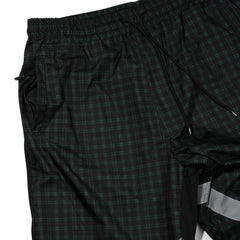 Original Pot-X Reflective Track Pants Check Green