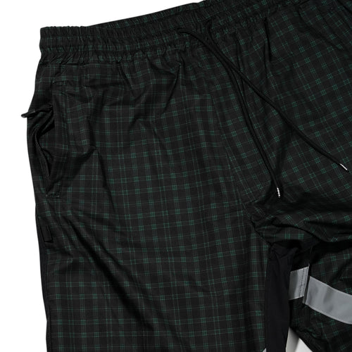 Original Pot-X Reflective Track Pants Check Green