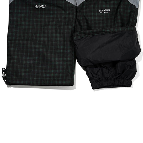 Original Pot-X Reflective Track Pants Check Green