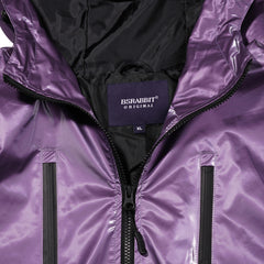 Patch Pocket Hooded Jacket Purple
