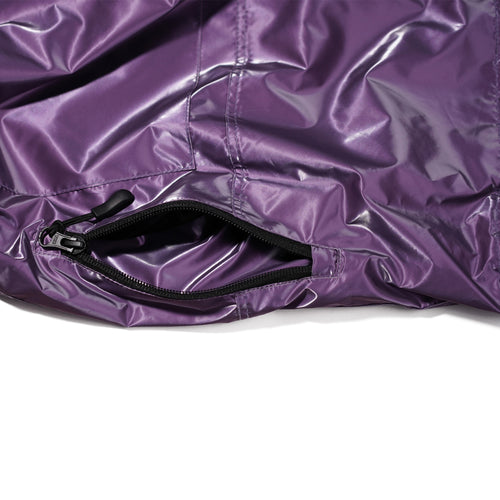 Patch Pocket Hooded Jacket Purple