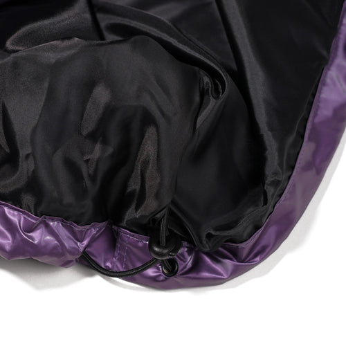 Patch Pocket Hooded Jacket Purple