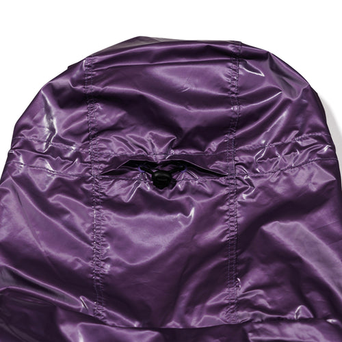 Patch Pocket Hooded Jacket Purple