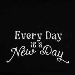 Embroidery Every Day Crewneck Black
