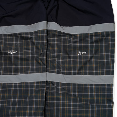 Original Pot-X Reflective Track Pants Check Brown
