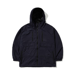 Patch Pocket Hooded Jacket Navy