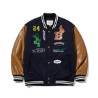 Trippy Rb Varsity Jacket Navy