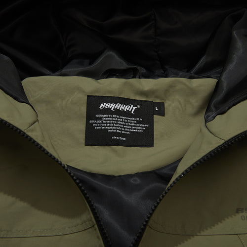 Active Hooded Jacket Khaki