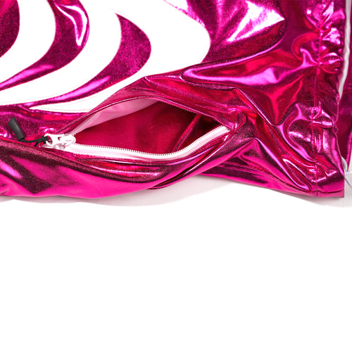 Mellow Skull Hooded Jacket Pink