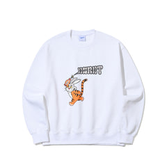 Bsrbt Tiger Rabbit Crewneck White